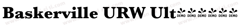 Baskerville URW Ult字体转换